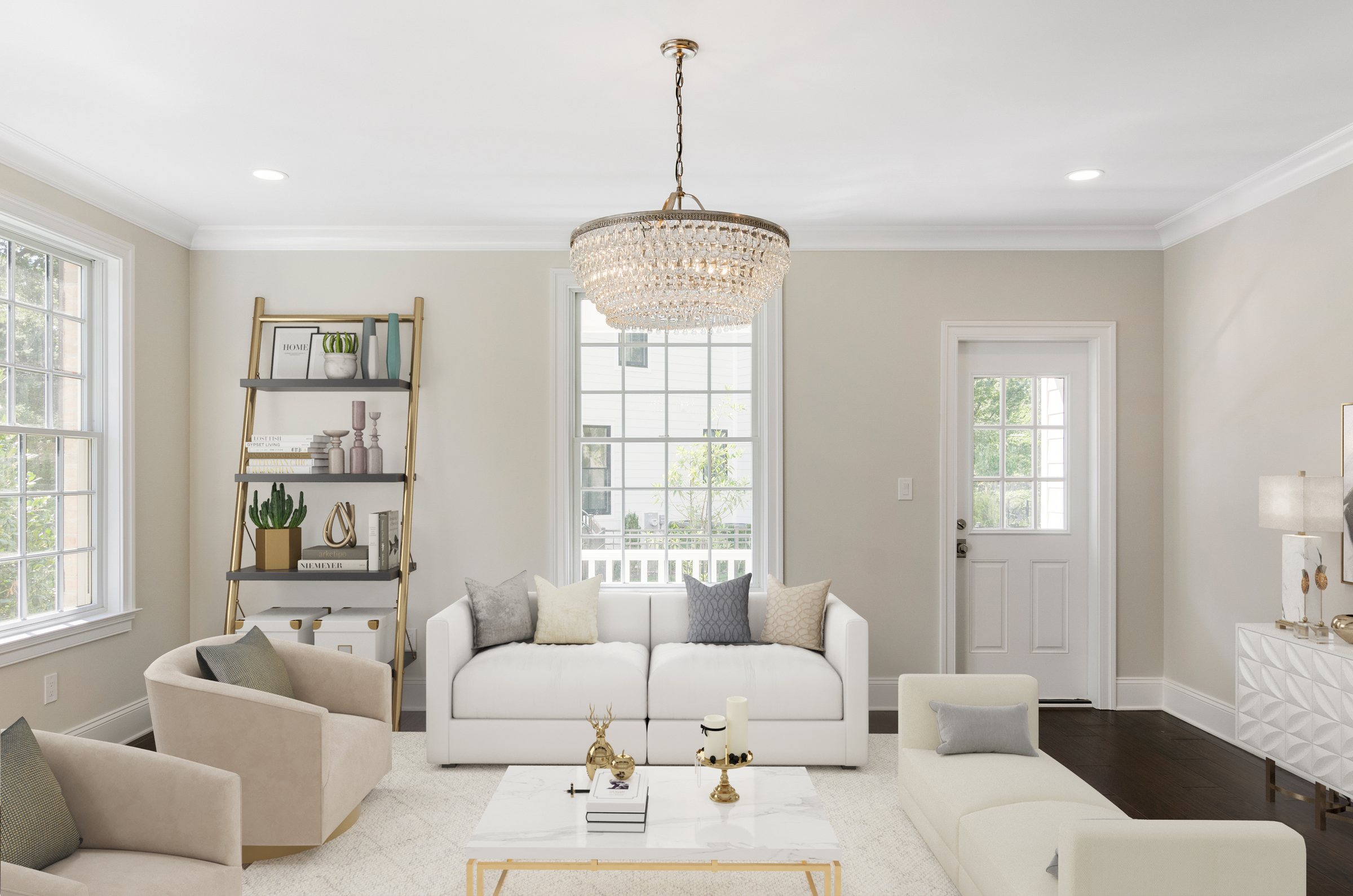 Living Room Staged